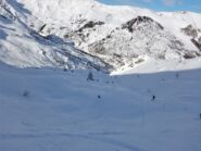 I bellissimi pendii a metà discesa.