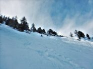 Sopra il Peyron, qui la neve migliore
