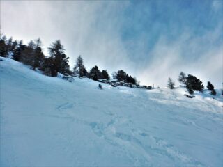 Sopra il Peyron, qui la neve migliore