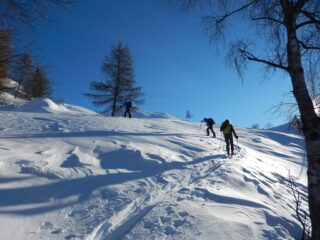 Primo ripello verso il passo Malaura