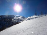 Neve polverosa...