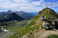 Verso la vetta della Punta Valnera