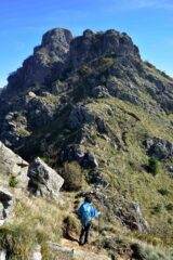 Risalendo la cresta sud-ovest della P.Martin