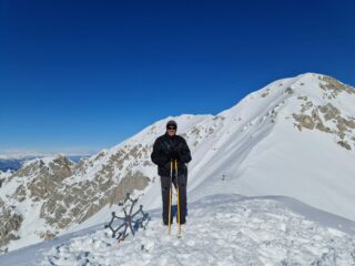 sottoscritto e dietro il Bec d'Orel