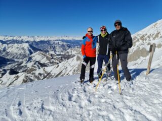 foto di famiglia in vetta