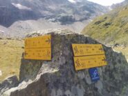 Bivio a quota 2375, nel pianoro sopra il Bivacco