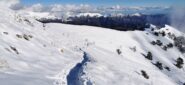 scendendo al Colle della Melosa lungo il sentiero che sale al Rifugio Monte Grai