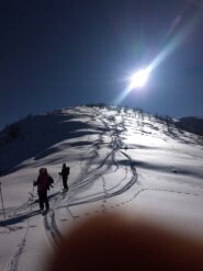 Discesa dal colletto