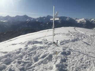 Arrivo in cima e panorama 