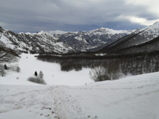Colpo d 'occhio uscendo al Colle dell' Arpione