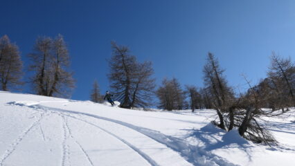 bella neve anche verso Garino