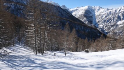 salita verso il colle Intersile Sud
