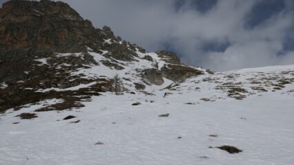 cautela per i molti massi affioranti