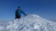 in vetta alla Cima Ventosa