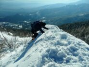 Ultimi metri salendo le Rocche di San Martino... come scalare la Parrot !!!