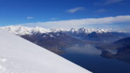 Il panorama verso Nord che ti accompagna lungo tutta la salita sul dosso