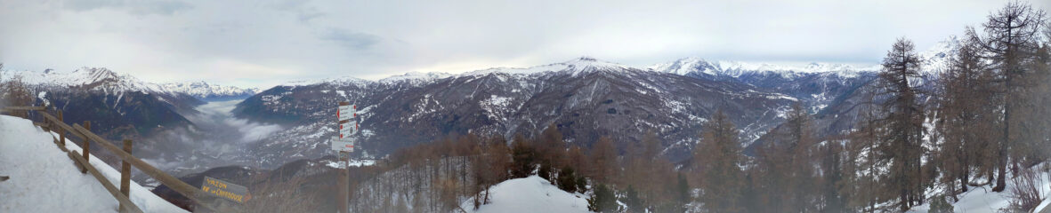 Colpo d' occhio dalla Valsusa allo Chaberton