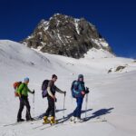 La torre d'Ovarda dopo il canalino