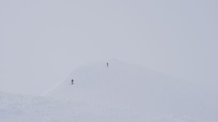 Cresta finale, quasi in cima