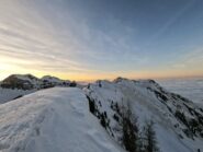 Cresta verso la punta del Lusco 
