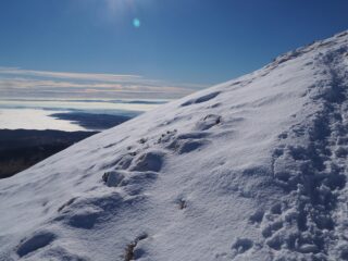 Ultimo strappo prima della cima.