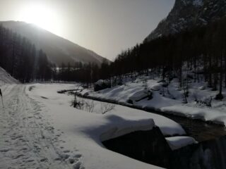 Quasi alla fine della lungo fondovalle