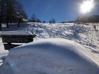 Il sole lo abbiamo incontrato quasi al Lago Nero