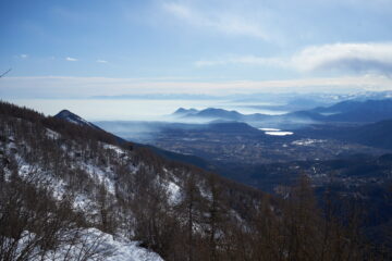 Vista sui laghi di Avigliana
