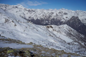 Panorama verso Nord-Ovest dal Ciriunda