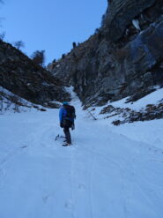 Marco al di sotto della colata iniziale 