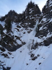 Valeria vista al pomeriggio dalla traccia di rientro