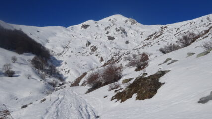 Il vallone verso il colle Peracontard