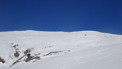 Salendo in vista del colle Borel