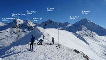 Arrivo al P.so Tartano 2108mt.