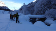 Ponte che da accesso all ' itinerario