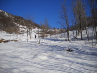 salendo primo tratto sotto le Muande 