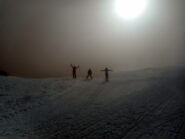 rientrando sul versante italiano ritroviamo la nebbia