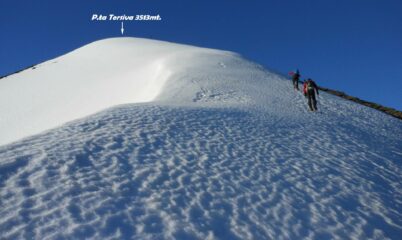 Neve ben rigelata ottima per i ramponi.
