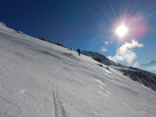 inizio tratto ripido