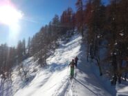 Uscita in dorsale, ancora verso il vallone di Elva
