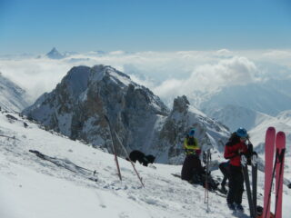 in cima