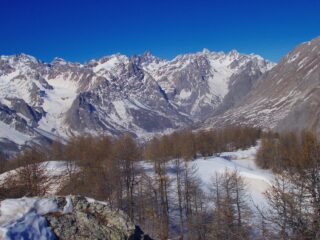 vista sulla testata dell'Alta Val Maira