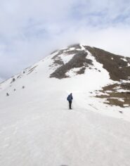 il tratto ripido dopo il Colle Arpiola 