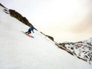 Mattia sulla 1^ discesa
