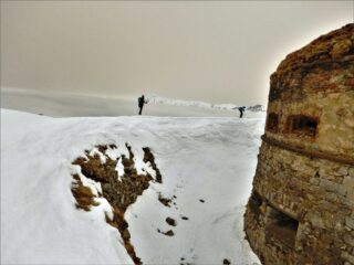 Arrivo al forte Centrale