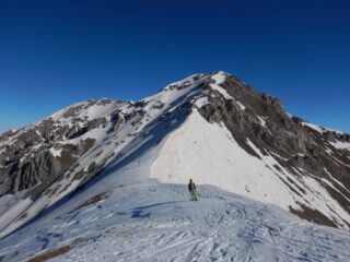 Breve discesa dal Pianard al colle