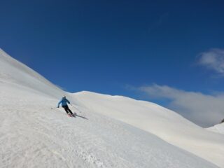 Splendida neve a lato del colletto Campanin