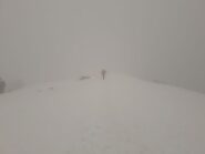 Verso la cima visibilita' sempre ottima