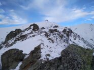 In lontananza la cima del Pizzo.