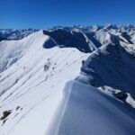 Cresta che porta in cima all Uja